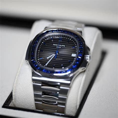 patek philippe nautilus blue sapphire price|patek philippe nautilus original price.